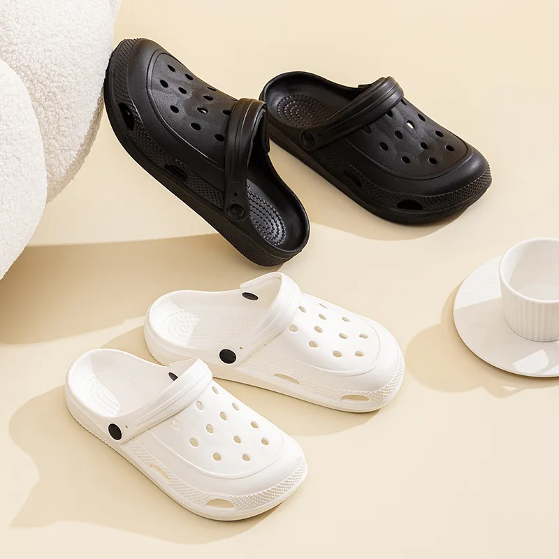 Women Home Slippers Men's Sandals Summer Garden Clogs Shoes Man Beach Slipper Outdoor Waterproof Soft Slides Casual Anti Slip thumbnail 3