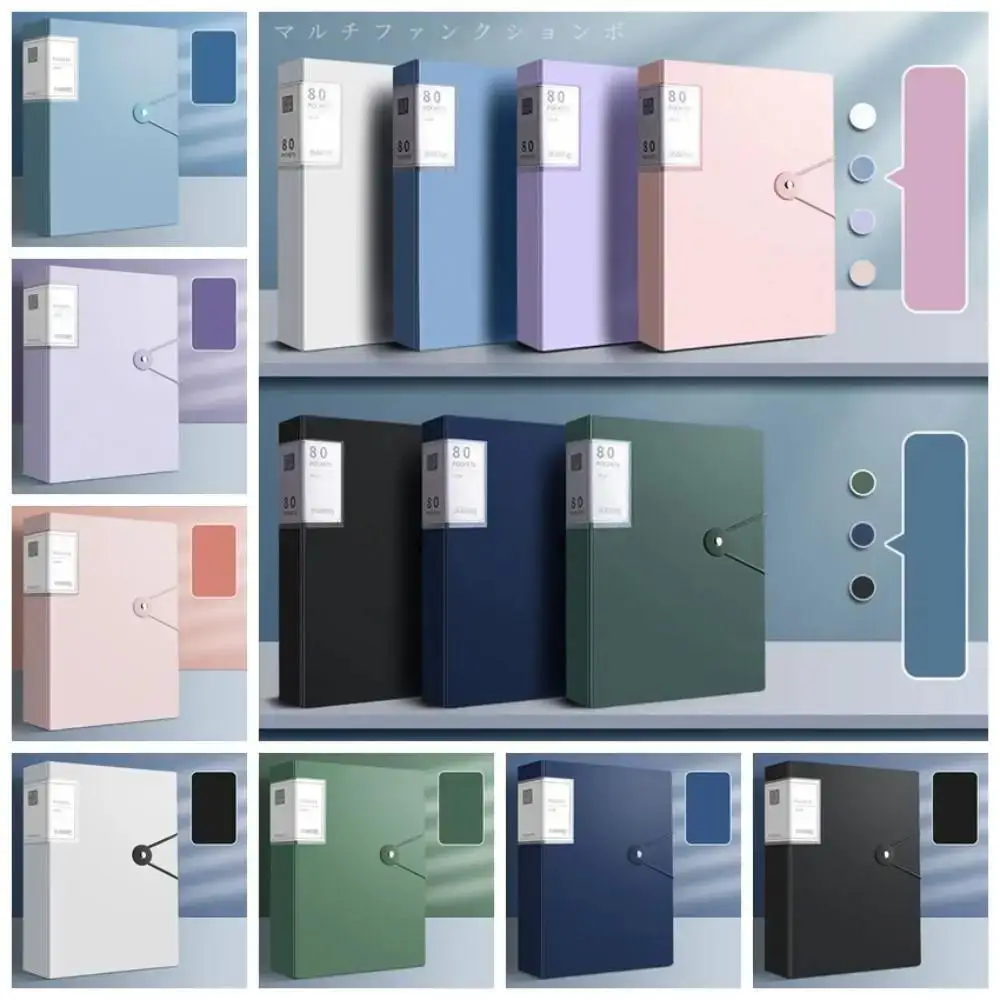 100-Pocket Expandable A4 File Folder - Waterproof & Dustproof Document Organizer with Elastic Closure for Office/Home thumbnail 3