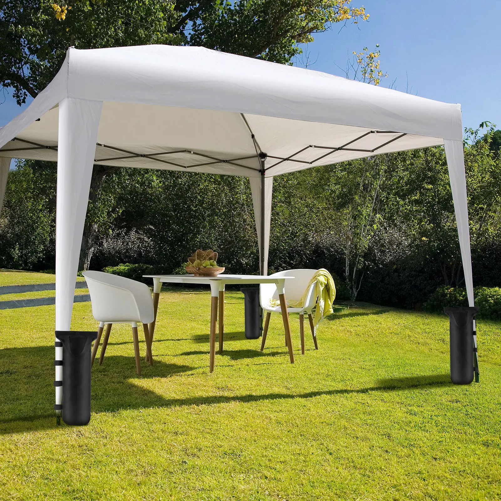 4/8Pcs Tent Weights Sand Bag Oxford Cloth Canopy Weight Bag Reusable Empty Weighting Sand Bag with Handle Canopy Fixed Sandbag thumbnail 4