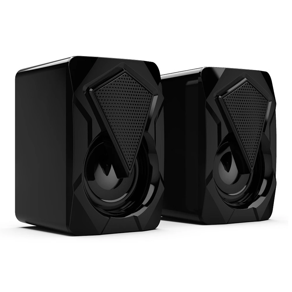 A66I X2 Computer Speakers with Subwoofer for PC Desktop Computer Laptop LED Lighting Home Theater System USB Wired Sound Box