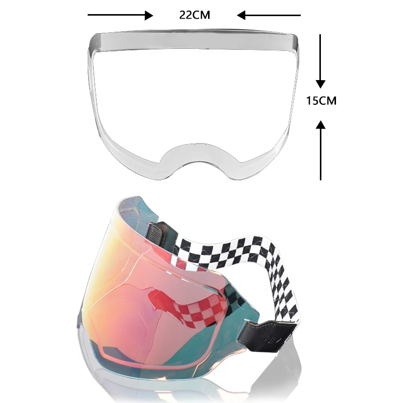 ORZ-729 Retro Helmet Goggles Motorcycle Four Seasons thumbnail 6