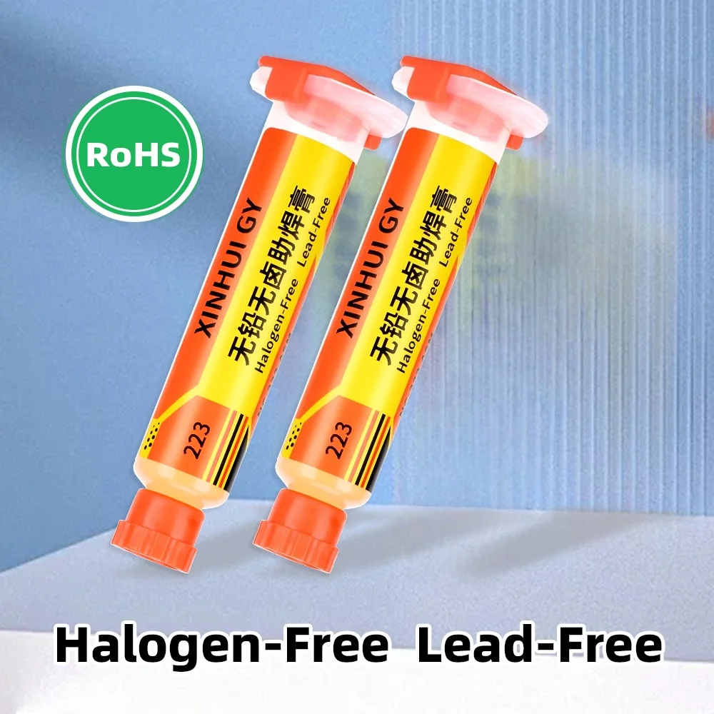 BGA Flux Paste  RMA-223 Lead-free and Halogen-free Soldering Flux  for Mobile Phone Repair Soldering. No-clean, High-activity thumbnail 2