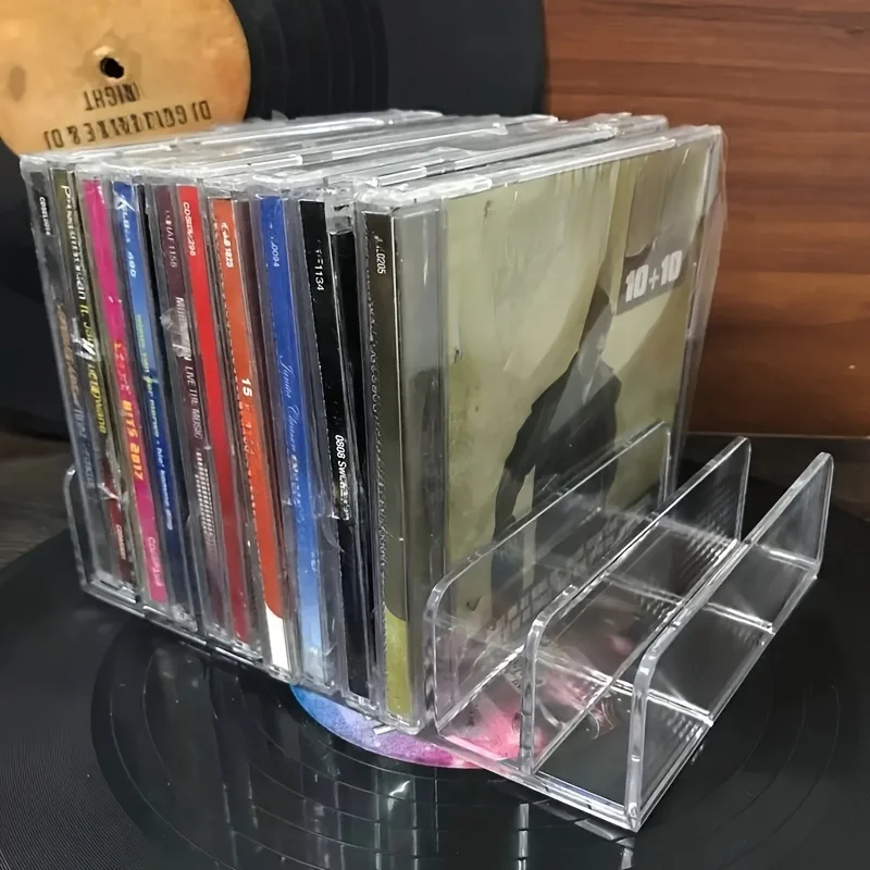 DVD/CD Organizer,Eyeshadow Palette Storage Tray Cosmetics Rack Makeup Tools Compartment Holder Sunglasses Storage Shelf thumbnail 5