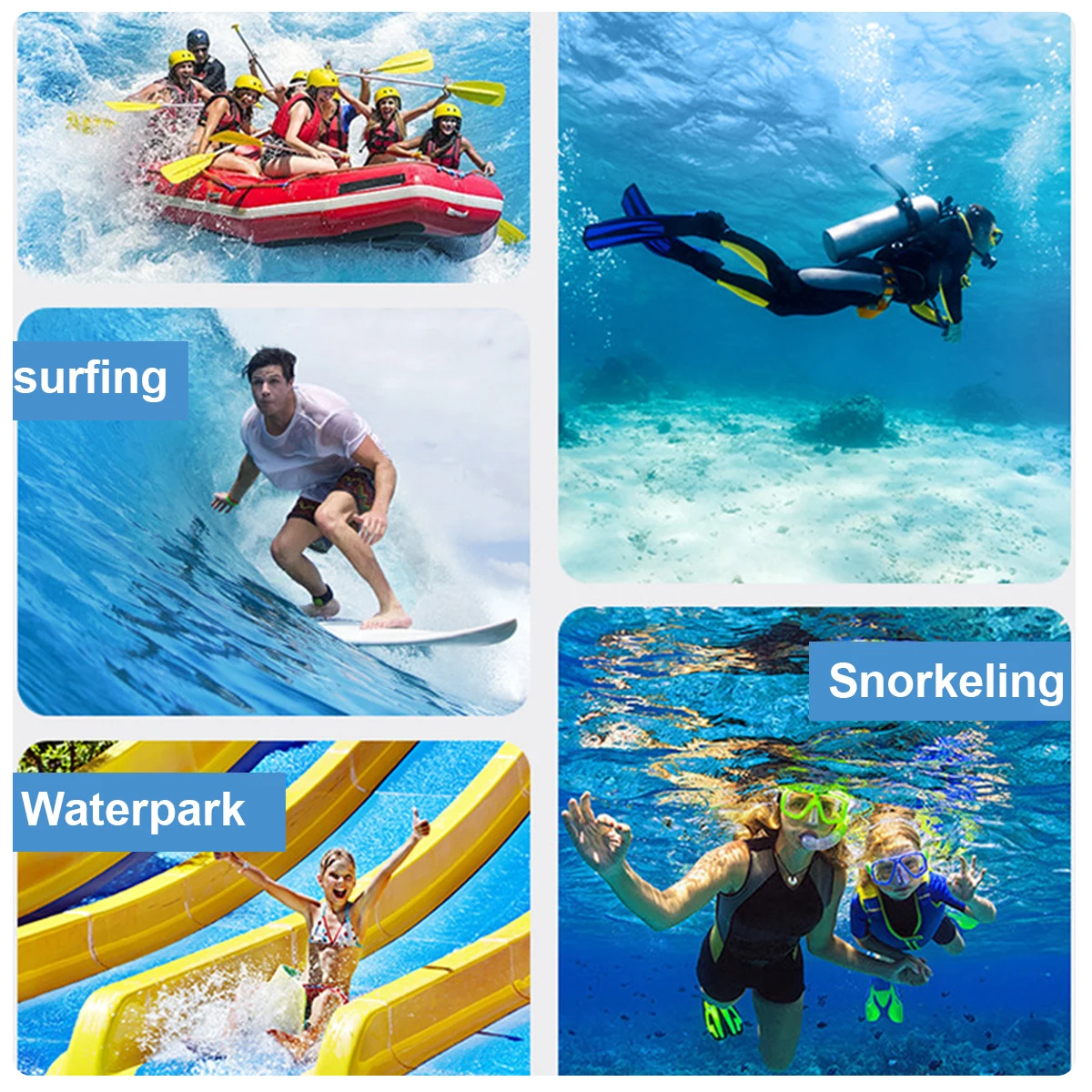 FONKEN Floating Waterproof Phone Case full View Swimming Bag Underwater Snow Rainforest Transparent Dry Bag Waterproof cover thumbnail 5