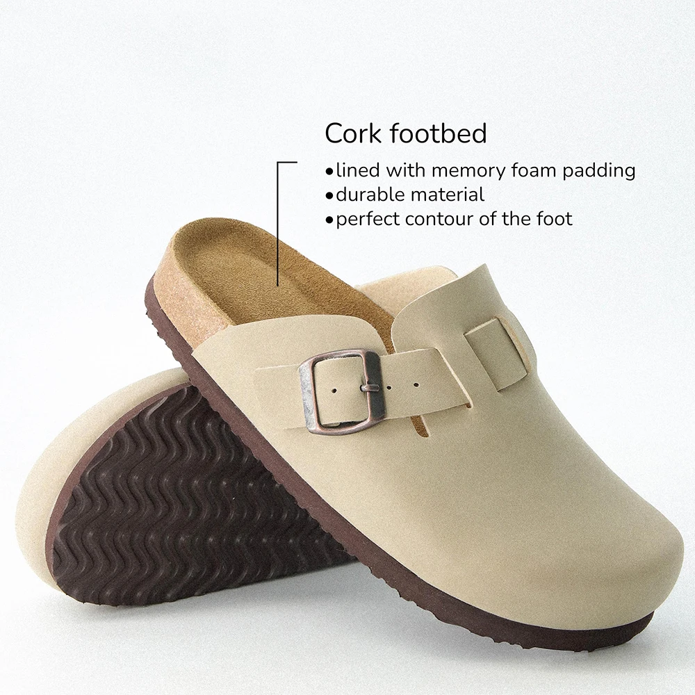 Bebealy Fashion Clogs for Women and Men Womens Suede Clogs-Mules Womens Mens House Slipers with Arch Support Soft Home Slippers thumbnail 2