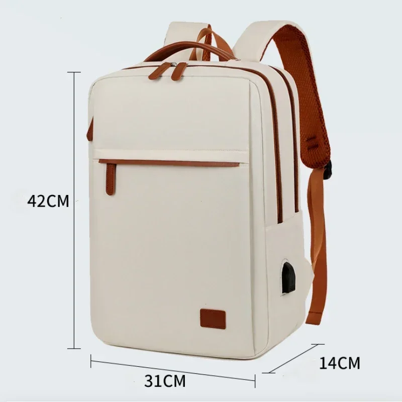 Fashion 15.6-Inch Laptop Business Backpack Classic Men Backpack Women Large Capacity Travel Laptop Backpacks Student School Bag thumbnail 6