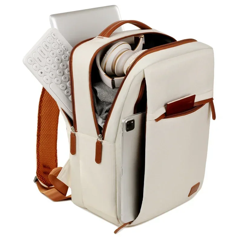 Fashion 15.6-Inch Laptop Business Backpack Classic Men Backpack Women Large Capacity Travel Laptop Backpacks Student School Bag thumbnail 3