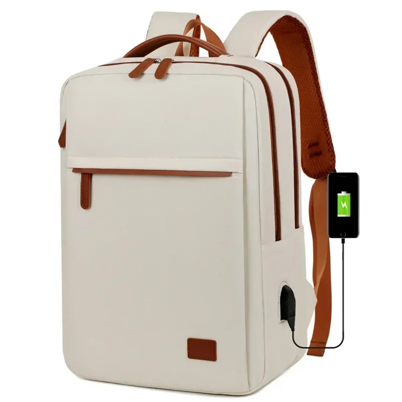 Fashion 15.6-Inch Laptop Business Backpack Classic Men Backpack Women Large Capacity Travel Laptop Backpacks Student School Bag thumbnail 2