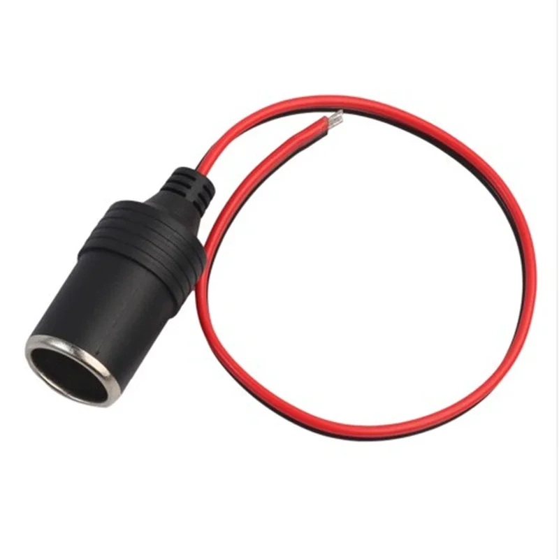 New 1pc 120W 12V 18A Max Female Car Cigarette Lighter Charger Cable Female Socket Plug Connector Adapter Universal thumbnail 2