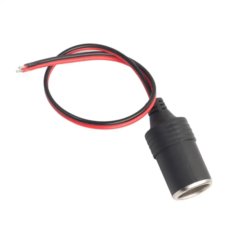 New 1pc 120W 12V 18A Max Female Car Cigarette Lighter Charger Cable Female Socket Plug Connector Adapter Universal thumbnail 4
