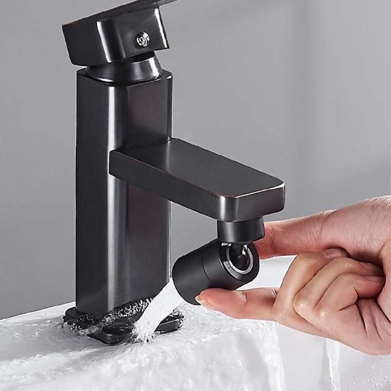 360°Universal Kitchen Faucet Anti-splash Aerator Bathroom Tap Rotatable Faucet 2 Mode Tap Nozzle Bubbler Kitchen Sink Faucet thumbnail 3