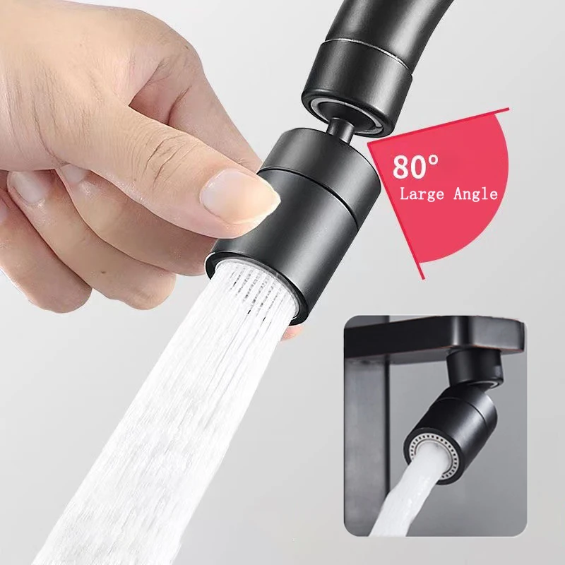 360°Universal Kitchen Faucet Anti-splash Aerator Bathroom Tap Rotatable Faucet 2 Mode Tap Nozzle Bubbler Kitchen Sink Faucet