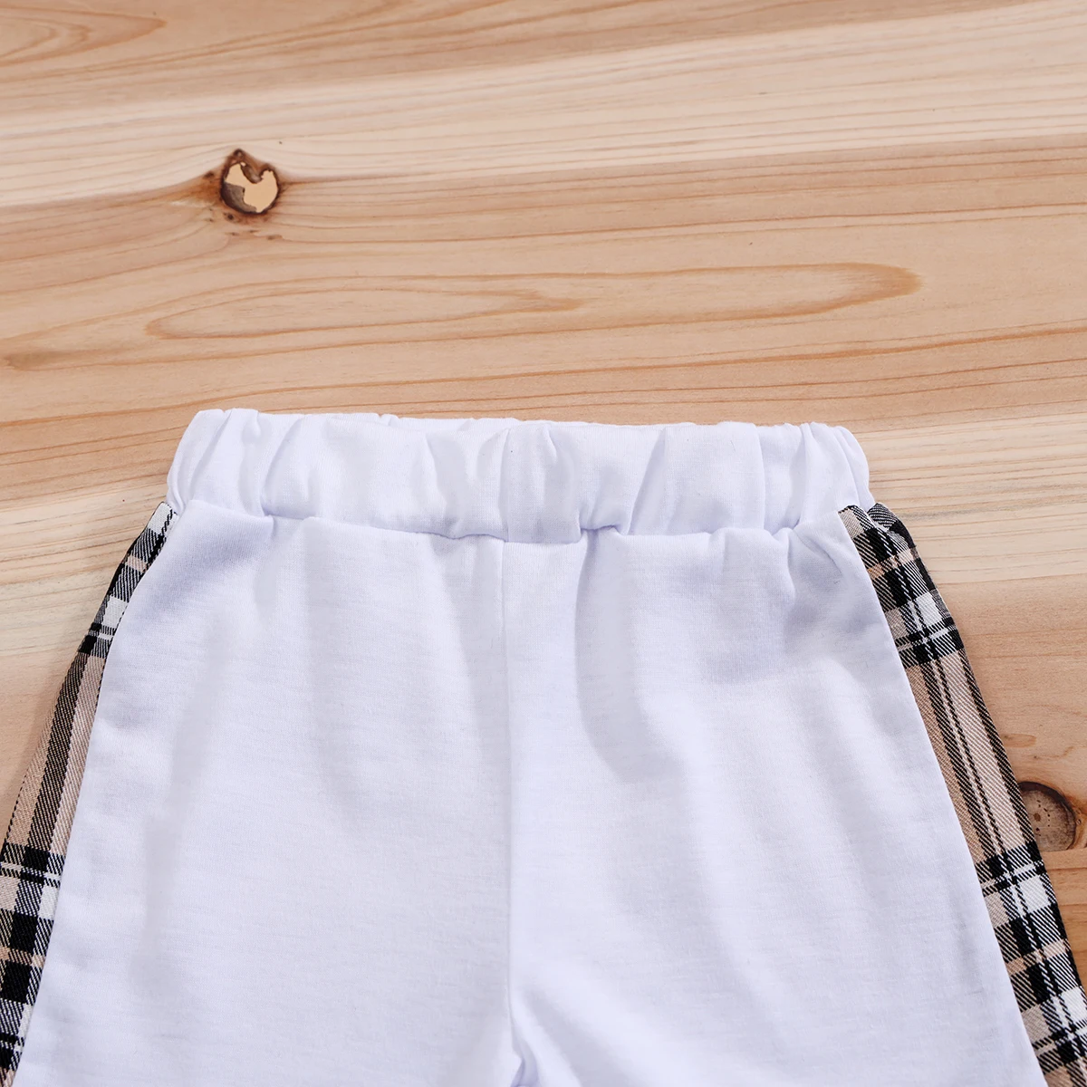 2pcs IURNXB Baby Clothes Set Infant Short Sleeve Tees+Shorts Cartoon Checked Bear Print Cute Kids Tops Pants Casual Suits 3-24M thumbnail 6