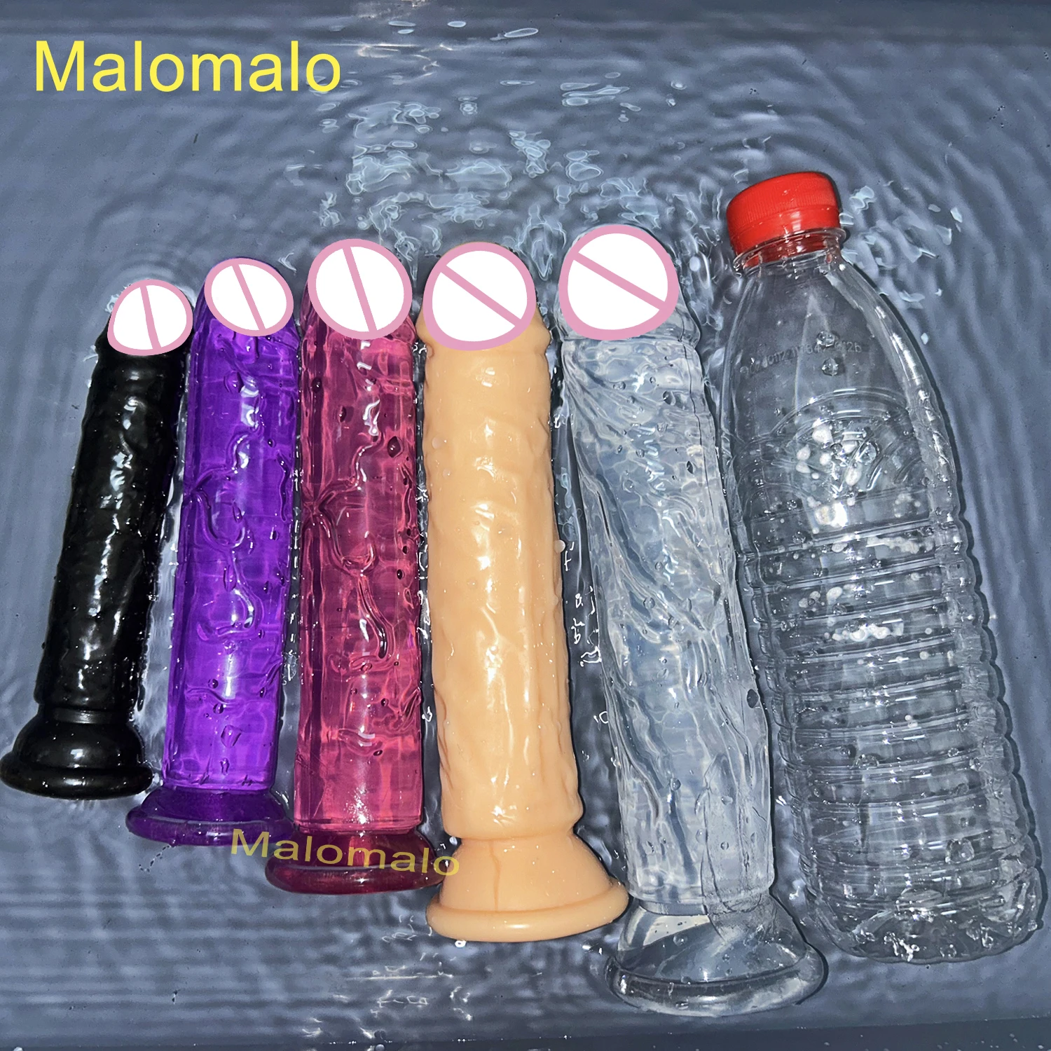 Cheap Realistic Butt Plug Jelly Dildo 5 Sizes Man Women Anal Sex Toys Gay Suction Cup Big Dick Soft Masturbators Small Penis thumbnail 2