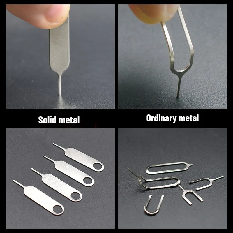 100 x Universal Sim Eject Mobile Phone Tablet Pin Sim Card Tray Ejector Card Needle Removal Pin for iPhone iPad Samsung Xiaomi thumbnail 4