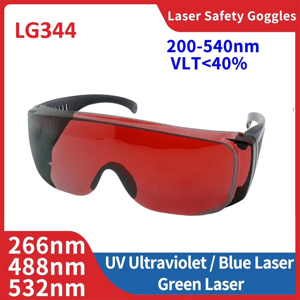 Laser Safety Glasses Protection Laser Protective Goggles UV IR IPL FPV Industrials Work Lab Hair Removal Glasses Eye Protection
