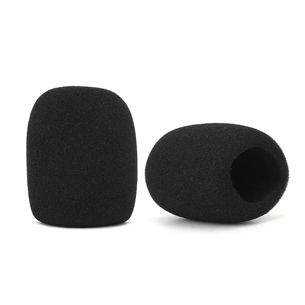 JCD 10pcs Mini Microphone Foam Covers Mic Protector Covers Replacement Headset Windshield Sponge Cover Microphone Cover for Mic thumbnail 5