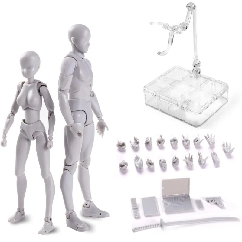 Sketch Draw figurines Male Female Movable Body Kun Body Chan Joint Pain Anime Figure Shf Action Figure Toy Model Draw Mannequin thumbnail 5