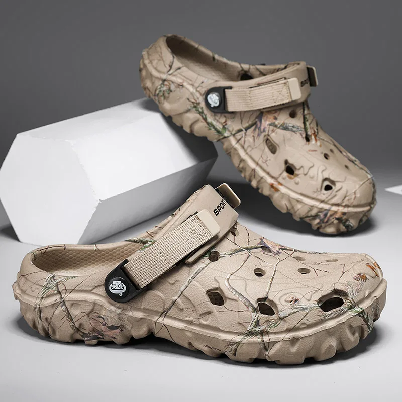 Summer Men Clogs Sandals Men's and Women's Leisure Slippers Beach Slides Home Garden Shoes Outdoor Sandals Plus Size 46 47 48 thumbnail 3