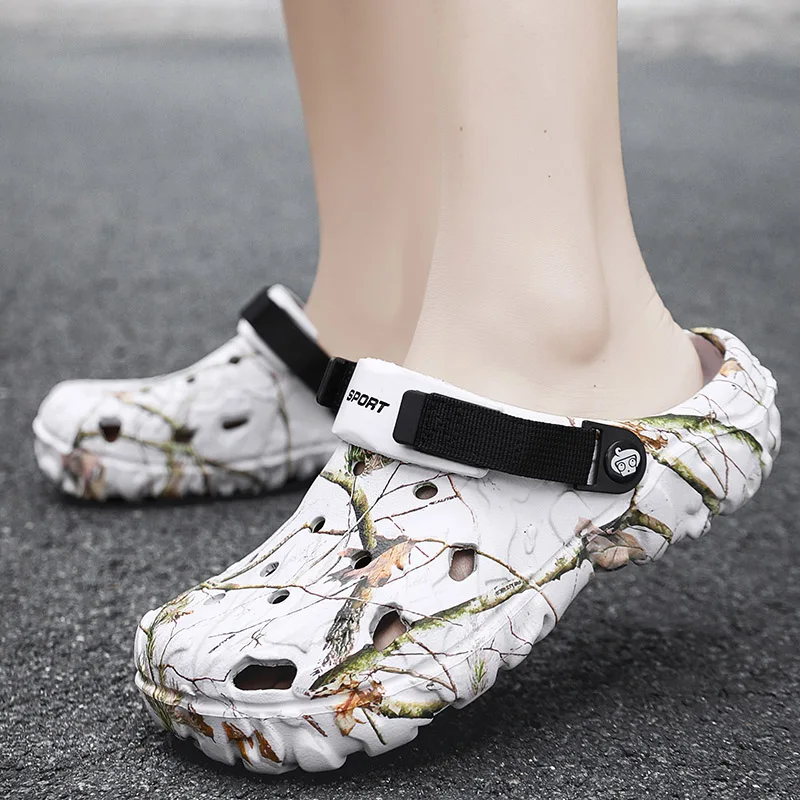 Summer Men Clogs Sandals Men's and Women's Leisure Slippers Beach Slides Home Garden Shoes Outdoor Sandals Plus Size 46 47 48 thumbnail 4