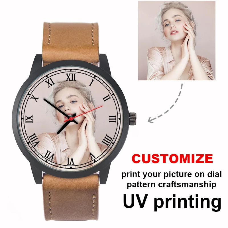 2025 Men's Watch Personalized Customizable Roman Font Quartz Wrist Campus Punk Cool Style Gift Festival Souvenir thumbnail 2