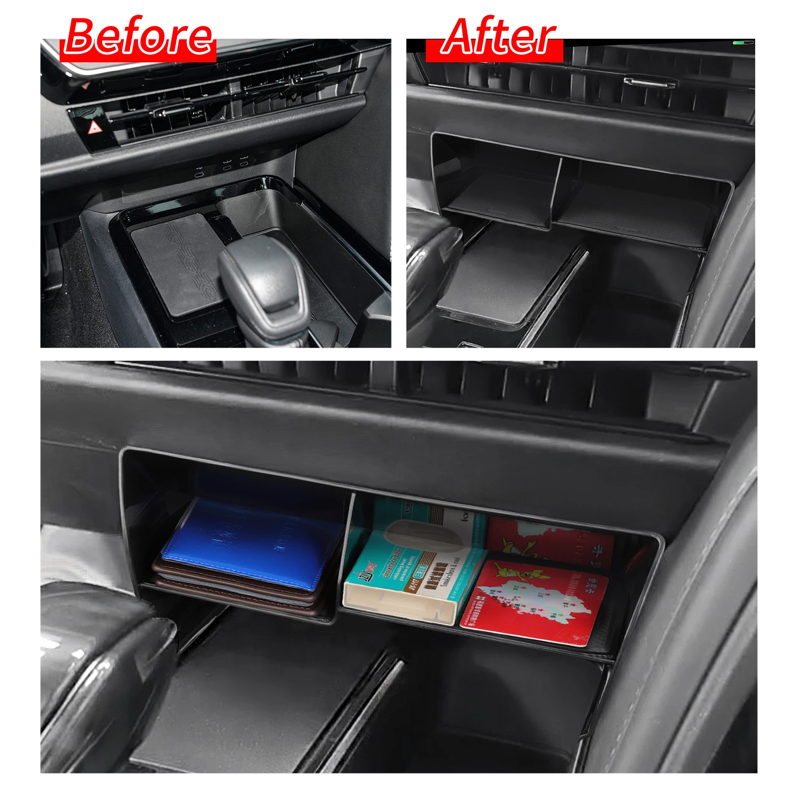 for Toyota Camry 9th 2024 2025 Storage Box Central Console Tidying Organizer Case Tray Car Interior Accessories thumbnail 3