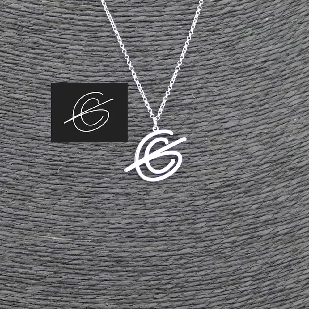 Customize Your Photo Patterns, Company Logo, Badge Necklace Design, Personalized Stainless Steel Jewelry Pendant Necklace thumbnail 5