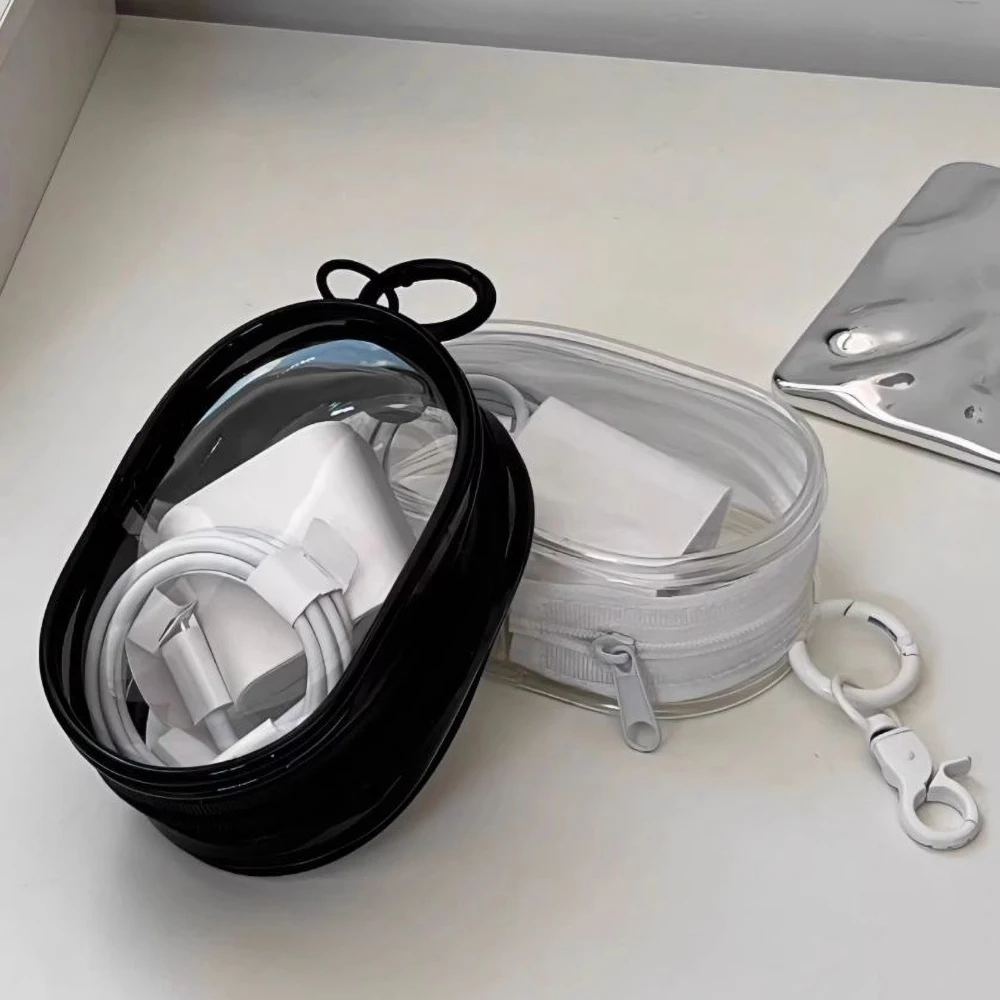 Storage Pouch Keychain Bag+Sleeve Charger Cable Protector Cover 3D Soft Silicone Charger Case for iPhone 18w 20w Charger Head thumbnail 5