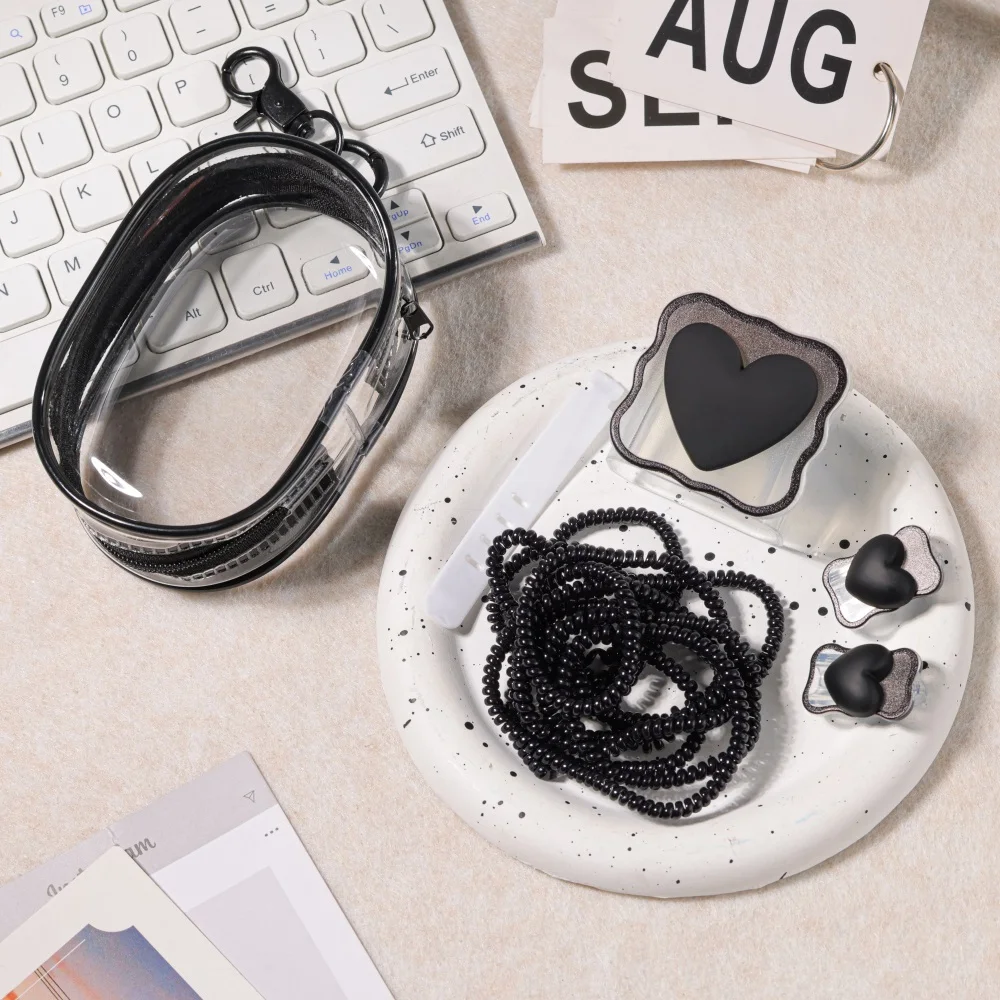 Storage Pouch Keychain Bag+Sleeve Charger Cable Protector Cover 3D Soft Silicone Charger Case for iPhone 18w 20w Charger Head thumbnail 2