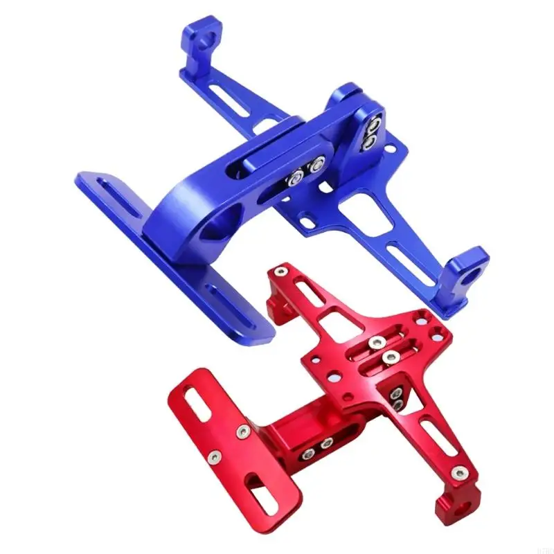 920L Motorcycle Rear License Plate Frame Holder Adjustable Scooter Motorbike Aluminum License Number Plate Bracket thumbnail 2