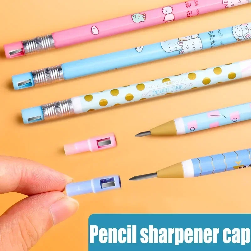 Cute Automatic Pencil Student Cartoon 2.0 Automatic Pencil Coarse Lead Pencil Stationery and School office supplies thumbnail 2