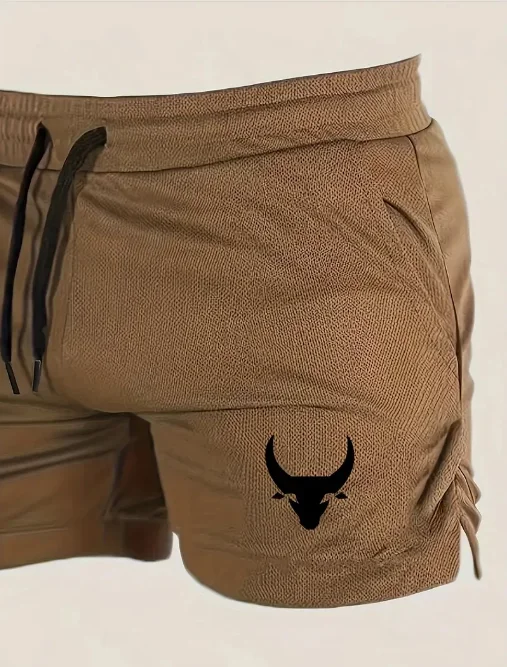 Men's Geometric Pattern Basketball Shorts with Mid Waist Micro Elastic Quick Drying Breathable Sports Pants for Running  Fitness thumbnail 3