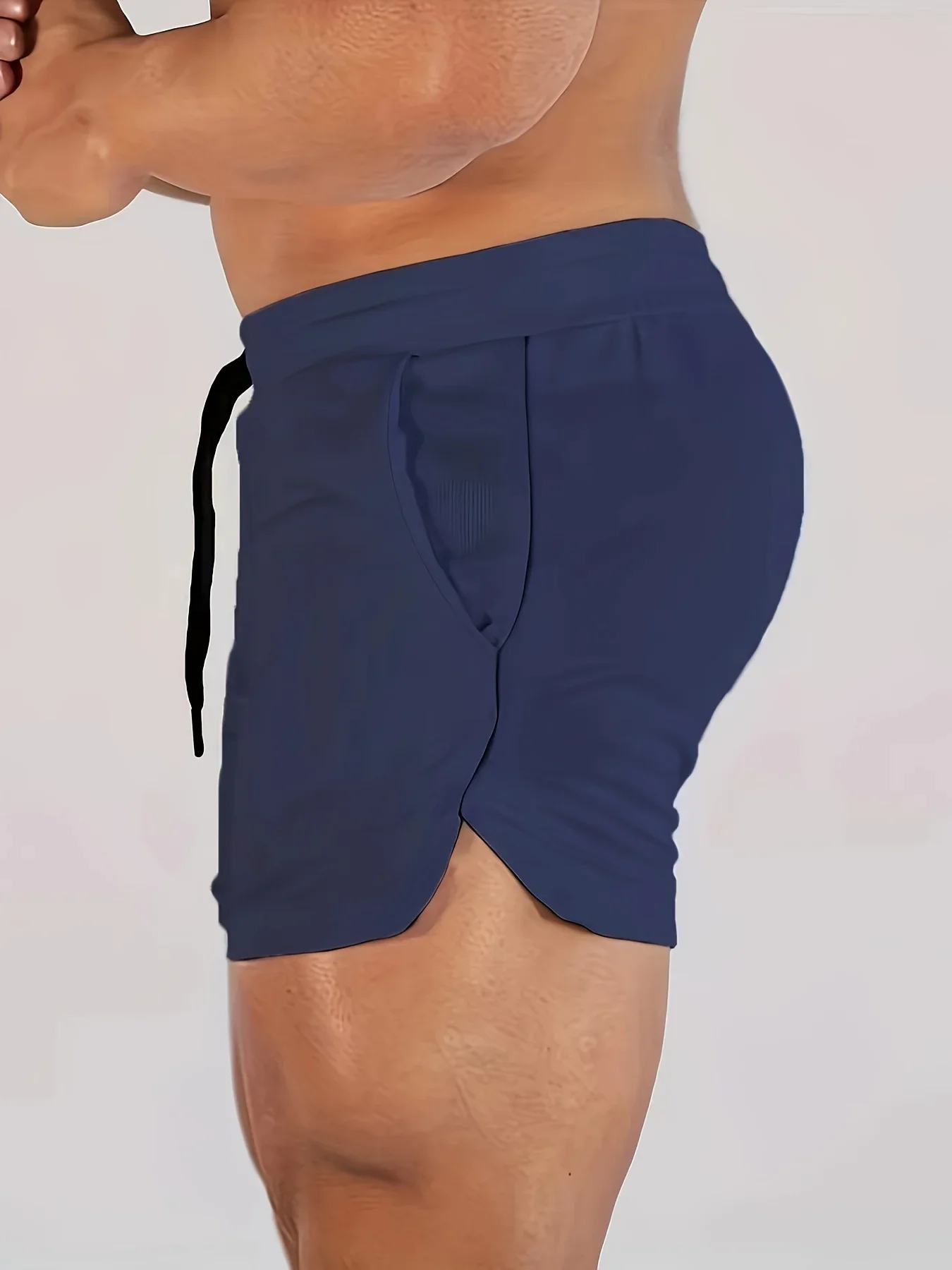 Men's Geometric Pattern Basketball Shorts with Mid Waist Micro Elastic Quick Drying Breathable Sports Pants for Running  Fitness thumbnail 5