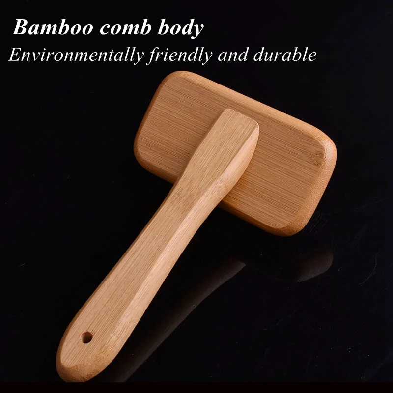Pet Comb Natural Bamboo Handle Stainless Steel Hair Brush Dogs Cats Pets Grooming Accessories Tools Puppy Combs Cleaning Brush thumbnail 5