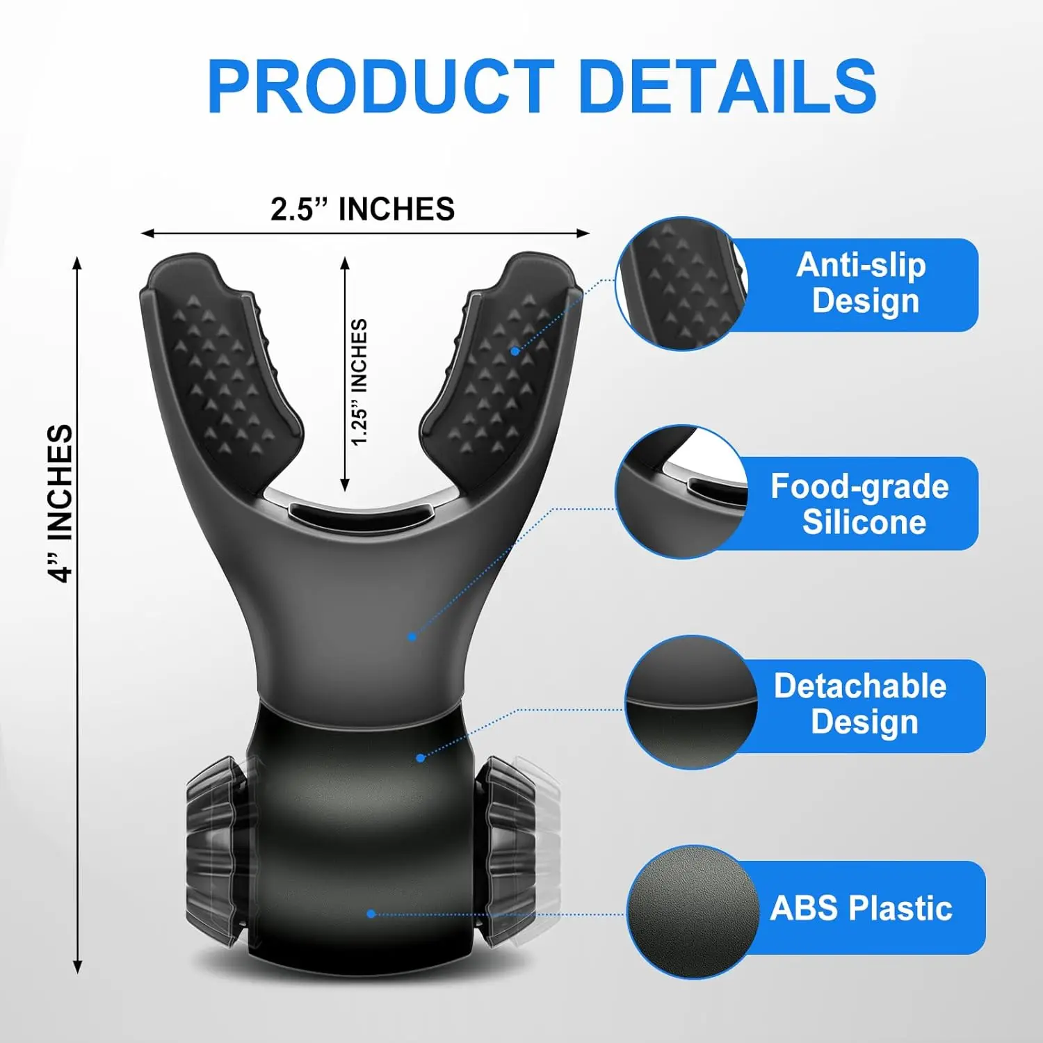 Breathing Trainer Lung Respirator Fitness Equipment Respiratory Silicone High Altitude Training Outdoor Expiratory Exercise Tool thumbnail 4