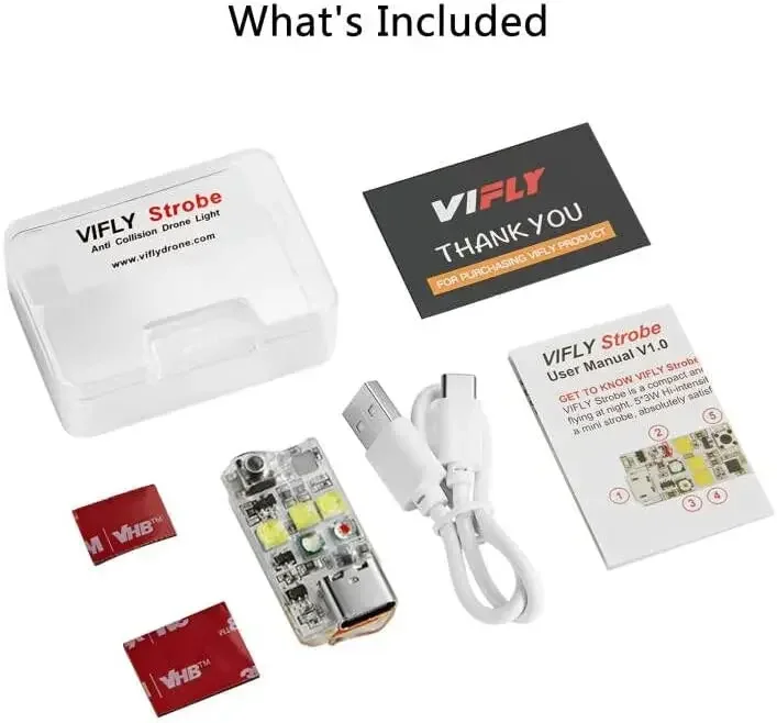 VIFLY Drone Strobe Light Anti Collision Light thumbnail 5