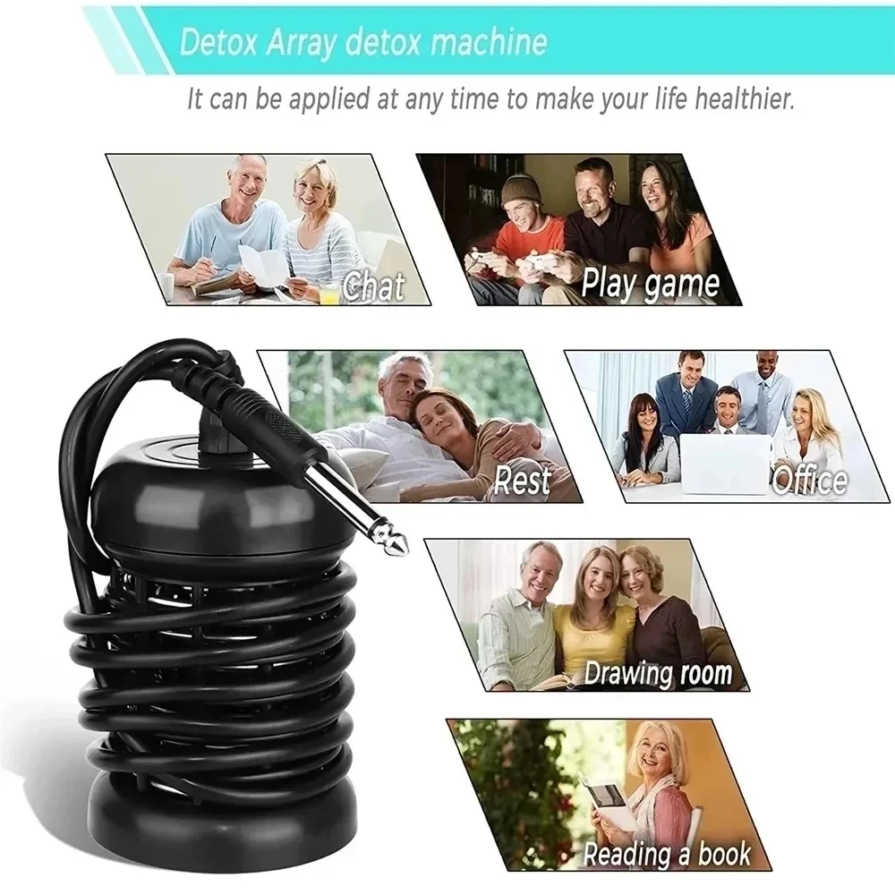 6/1PCS Ionic Detox Arrays Foot Bath Ion Head Feet Cleanse Ionic Aqua Cell Spa  Foots Massage Relief Relaxation Pressure Health thumbnail 5