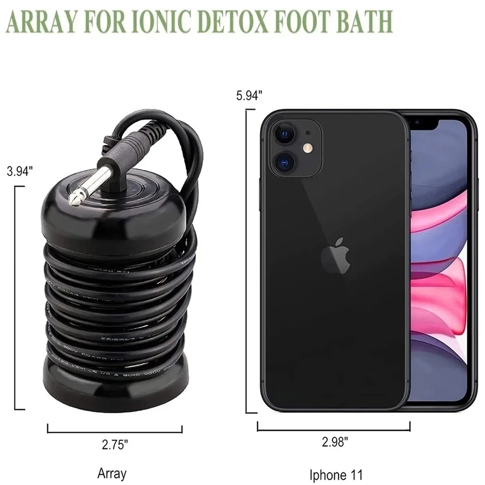6/1PCS Ionic Detox Arrays Foot Bath Ion Head Feet Cleanse Ionic Aqua Cell Spa  Foots Massage Relief Relaxation Pressure Health thumbnail 6