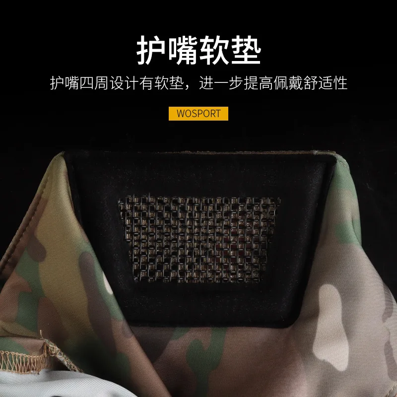 Airsoft Mask for Men Tactical Mask Headgear Full Face Protection Knight Headwear for Paintball Hunting Sport thumbnail 4