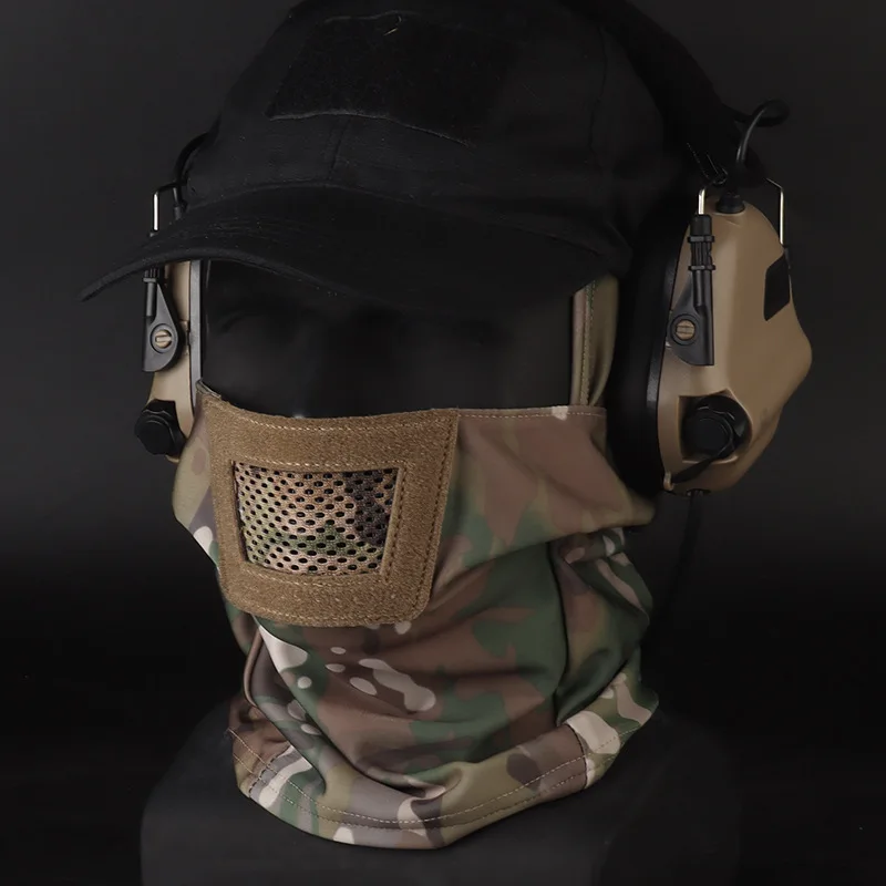 Airsoft Mask for Men Tactical Mask Headgear Full Face Protection Knight Headwear for Paintball Hunting Sport thumbnail 3
