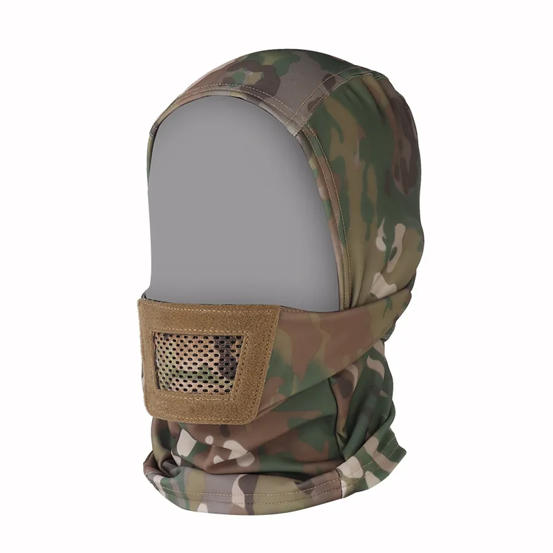Airsoft Mask for Men Tactical Mask Headgear Full Face Protection Knight Headwear for Paintball Hunting Sport thumbnail 5