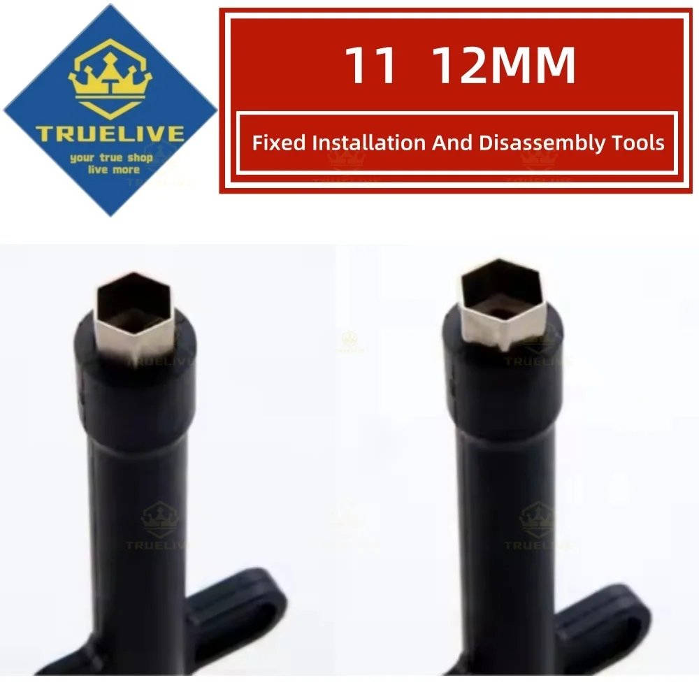 5-1PCS Functional 9-12 Socket Wrench Tap Faucet Sink Faucet Wrench Bolt Washer Wrench Tap Plumbing Wrench Repair Fixing Fitting thumbnail 6