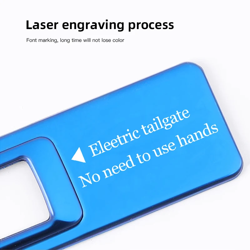 Car Trunk Warning Sticker Electric Tailgate Lifting Cover For Audi Q5 Q7 Q8 Q3 A7 A1 A2 A3 A4 A5 A6 A8 Q1 Q2 Q4 Q6 TT RS3 RS7 S5 thumbnail 4