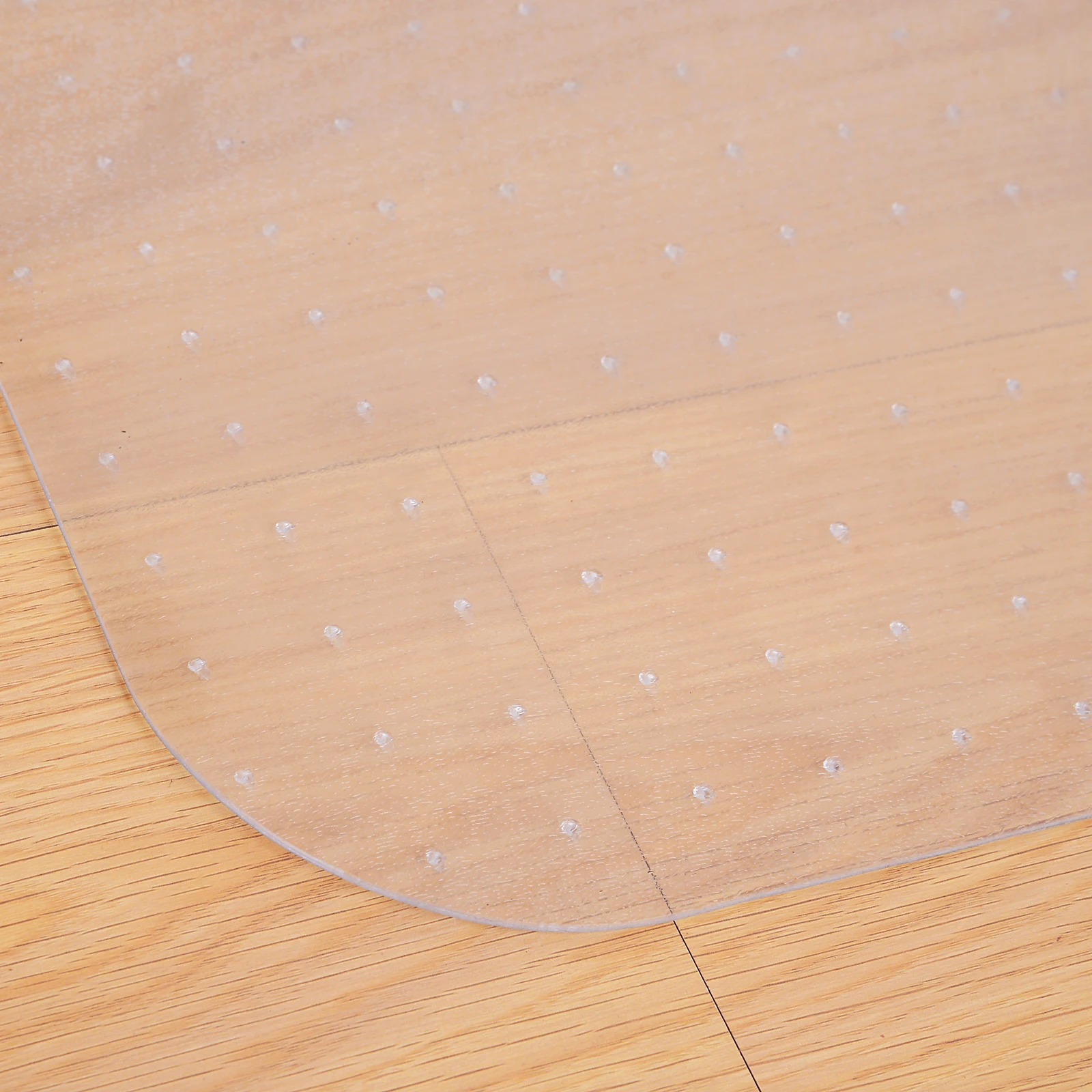 HOMCOM Office Carpet Protector Chair Mat Spike Non Slip Studs Frosted thumbnail 6