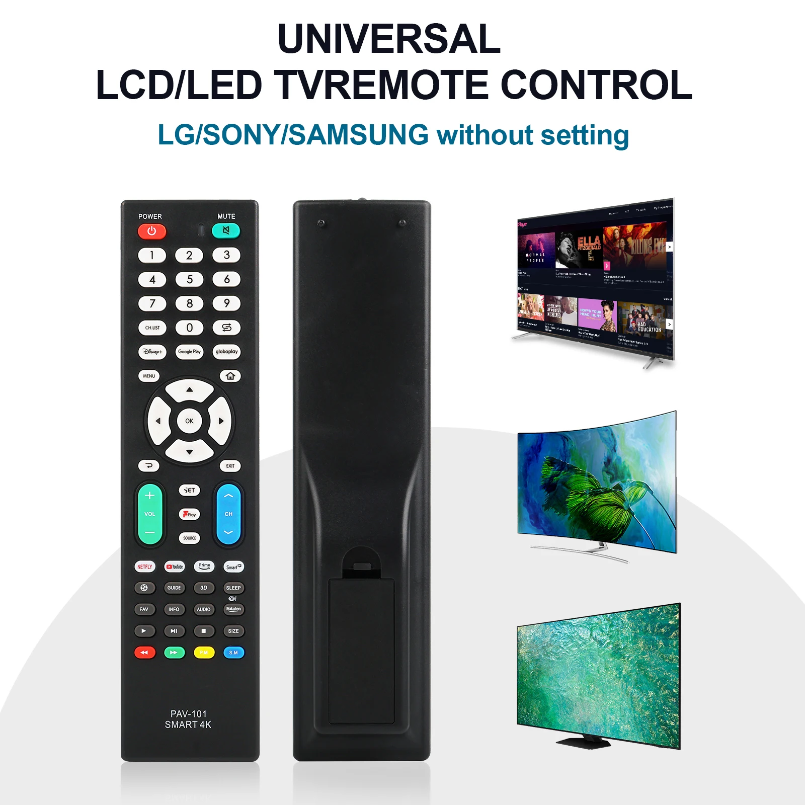 Universal Tv Remote Control Compatible Use Universal Tv Remote Control of Any Brand Need to Set According to the Manual Rm-014S+ thumbnail 2