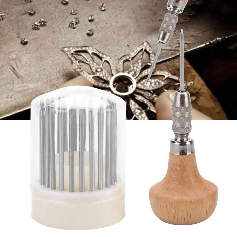 23pcs Beading Tools Beader Set for Stone Setting Graver Jewelry Equipments Tool Stone Bead Grain Tool thumbnail 3