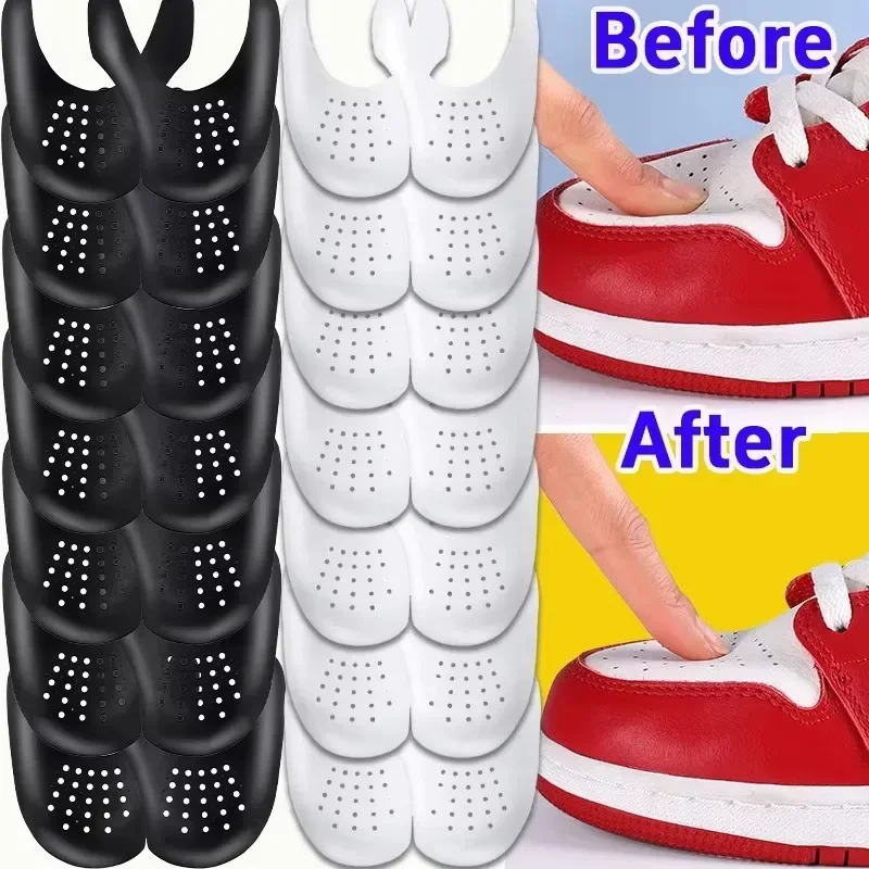 5pairs Light Anti Crease Protector Anti Crease Bending Supporting Shoes Toe Crease-resistance Suitable for Sports Shoe Protector thumbnail 4