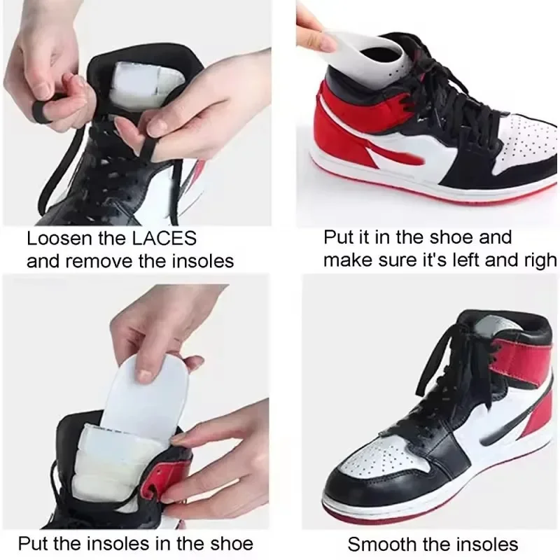 5pairs Light Anti Crease Protector Anti Crease Bending Supporting Shoes Toe Crease-resistance Suitable for Sports Shoe Protector thumbnail 5