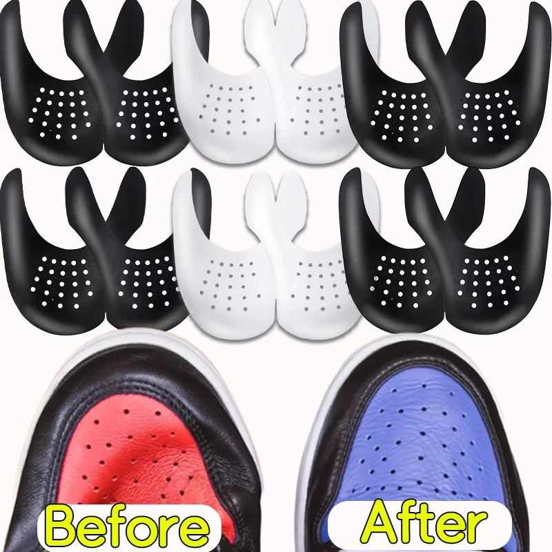 5pairs Light Anti Crease Protector Anti Crease Bending Supporting Shoes Toe Crease-resistance Suitable for Sports Shoe Protector thumbnail 3