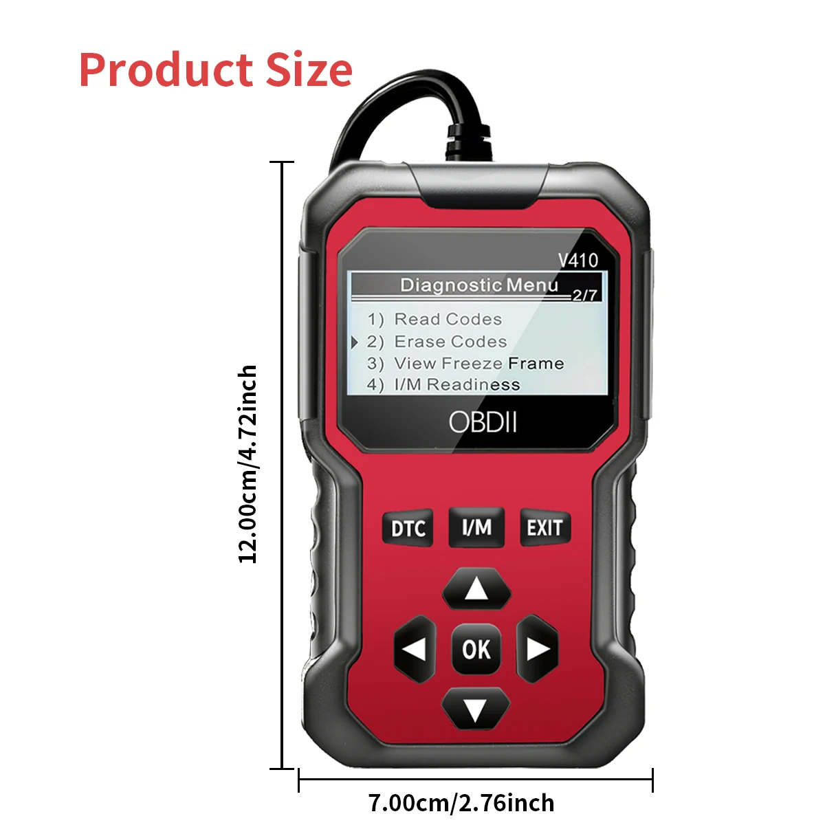 Car Obd2 Scanner Diagnostic Tool Code Reader Engine Fault Code Reader Scanner Can Diagnose All Obd Ii Protocol Cars since 1996 thumbnail 2